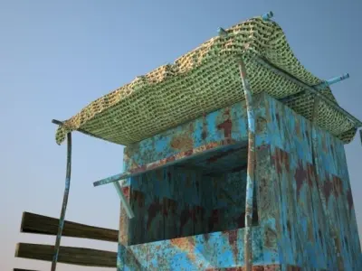 SHACK HUT HOVEL Free 3D model
