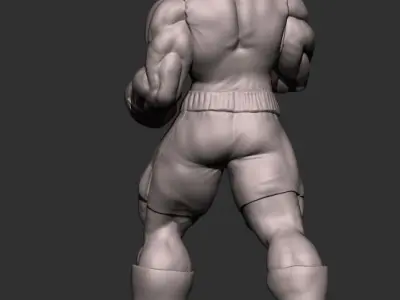 Balrog Street Fighter 3D print model