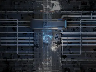 Military base model 3D model