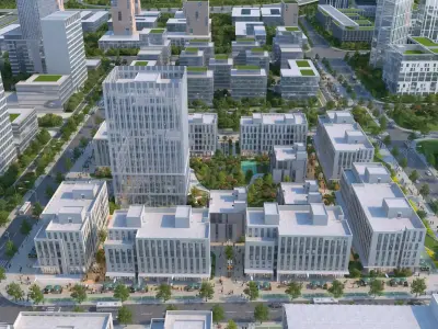 Architectural animation shots 3D model