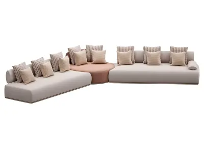 Ilario Sofa by Visionnaire 3D model