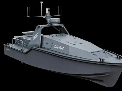  Corsair Saronic - Unmanned Robotic Autonomous Surface Vessel PBR 