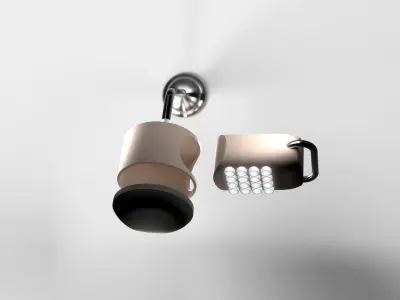 Shower head filter 3D model