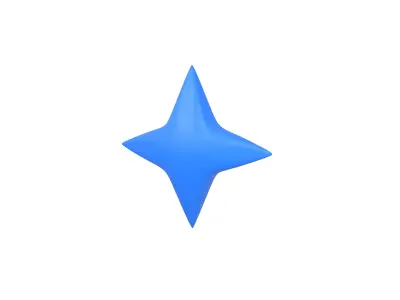 Sparkle v2 004 Low-poly 3D model