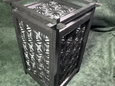 Kumiko Japanese Shoji Lantern - Shippo-kikkou 3D print model