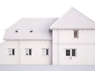 British House Borehams Yard 3D model