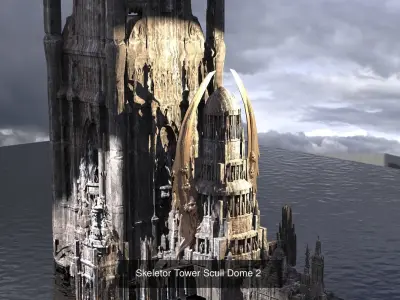 Skeleton Castle collection 3D Model Pack