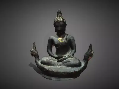 Character - Buddhahood statue 3D model