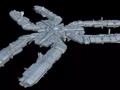 Space Station  3D model