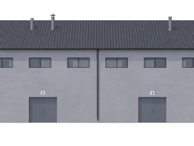 Industrial Building 14 Low-poly 3D model