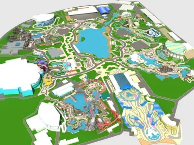 Amusement Park 3D model