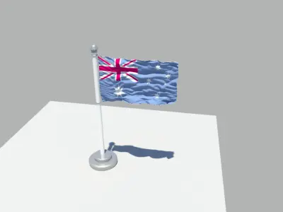 Australia Flag 3D model