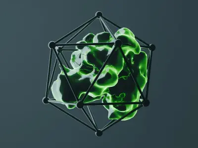 Living Parasite Animation 3D model