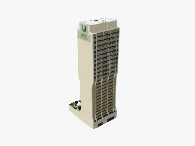 The Chifley at Lennons Low-poly 3D model