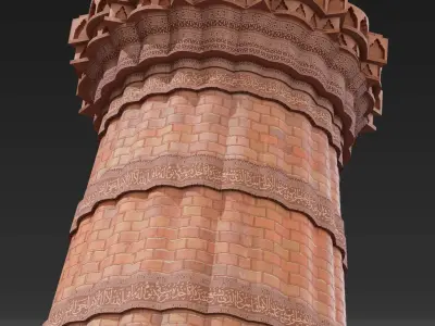 Qutub Minar 3D model
