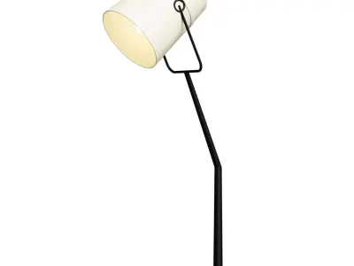 Outdoor designer lamp Diesel Fork by Foscarini ivory 3D model