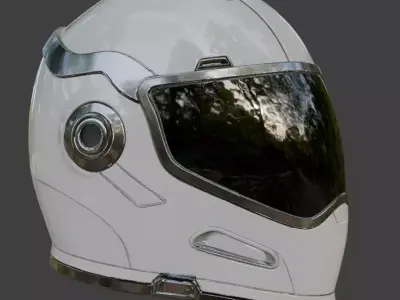 SciFi Helmet 3D model
