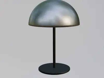 Table Lamp Due Luci Sfera Low-poly 3D model