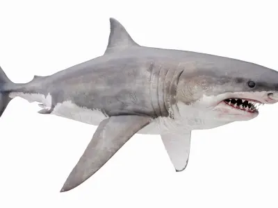  Great White Shark Anatomy Static 