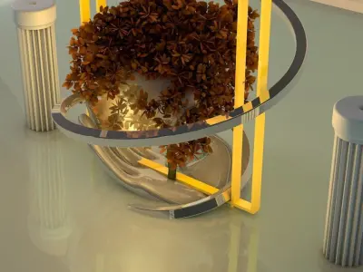 I S O L A T I O N tree in glass box Low-poly 3D model