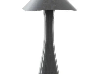 Valognes lampshade Low-poly 3D model
