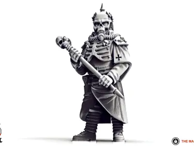 Valour Korps - Field Chaplain Julius 3D print model