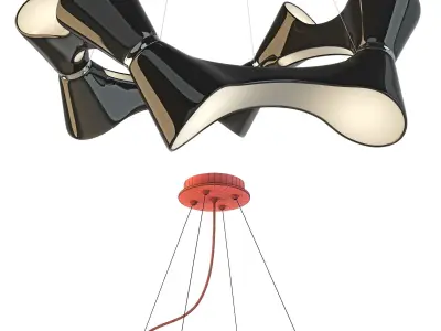 Chandelier Mantra  1542 Ora Rojo 3D model