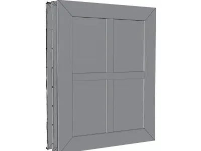 Canvas frame 3D model