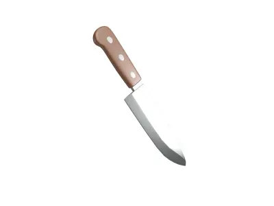 Kitchen Knife Emoji v1 002 Low-poly 3D model
