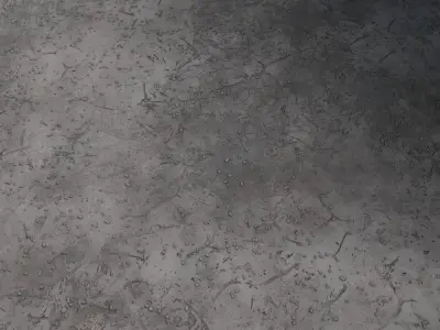 Cracked Dirt Ground Seamless PBR Material Texture