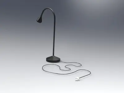 NAVLINGE LED work lamp black Low-poly 3D model