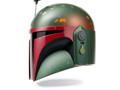 Galactic Hunter Helmet model pack Low-poly 3D model