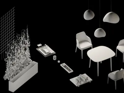 Interior set 03 3D model