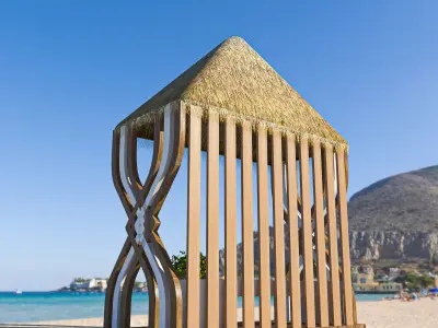 Sitting Bench 3D model