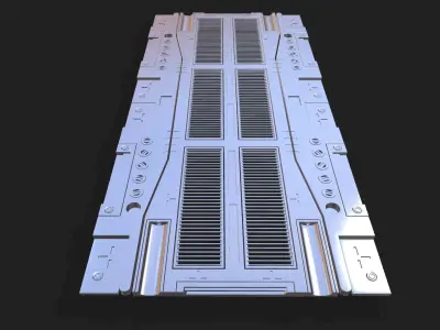 Sci-Fi Tile 3D model