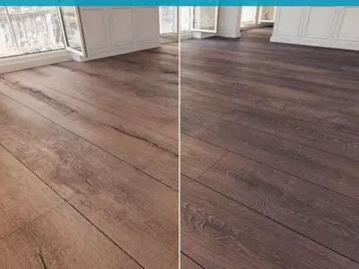 Wooden floor 16 WITHOUT PLUGINS 3D model