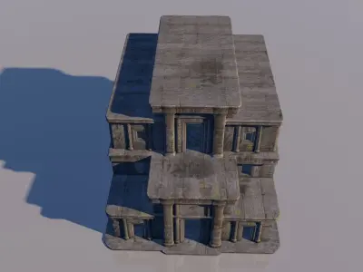 ancient ancestral temple 3D model