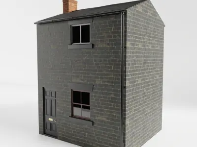 British Row Home 03 3D model