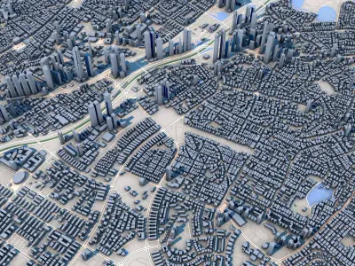 Tel Aviv-Yafo City Israel 3D model