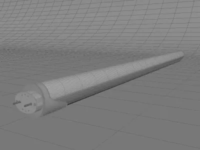 Tube Light 3D model
