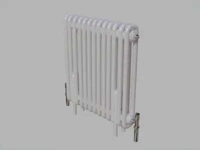 Classic Vintage Radiator Home Appliance Low-poly 3D model
