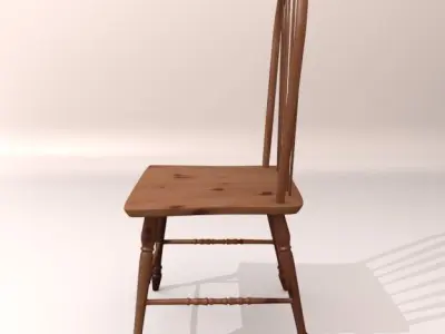 3D Model Windsor Side Chair 3D model