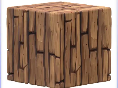 Stylized Wood Seamless Texture Texture 16