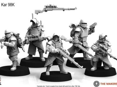 Misc - Trench Crusade Arms 3D print model