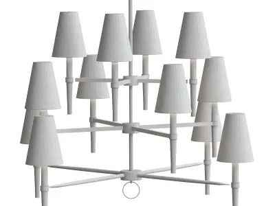 Ventana Three Tier Chandelier 3D model