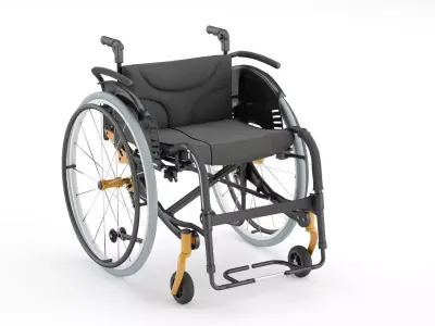 Medical WheelChair 3D model