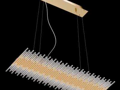 Sticks Ceiling Chandelier 3D model