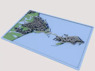 Nesebar Ancient Black Sea City Burgas Bulgaria Architectural  3D model