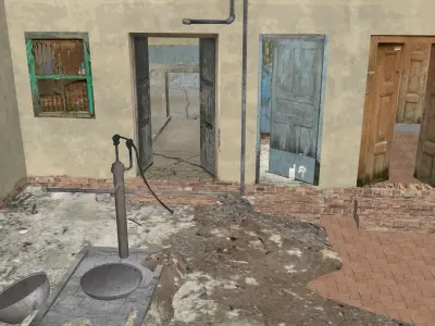 Old House 5 Low-poly 3D model