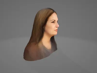 Character No 2   Not Rigged 3D model Low-poly 3D model